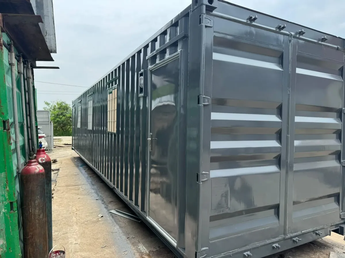 Office container 40 feet tampak samping
